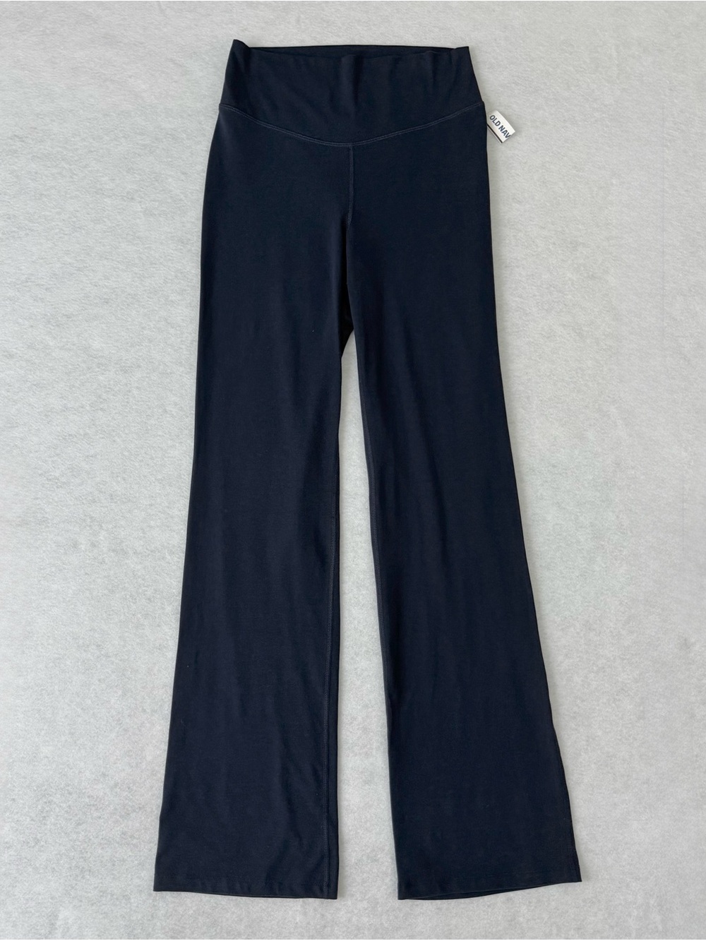 Old Navy PowerChill Extra High Rise Slim Bootcut Pants Womens L Tall Navy Blue
